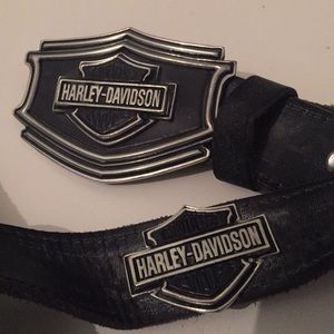 Leather belt, Harley Davidson